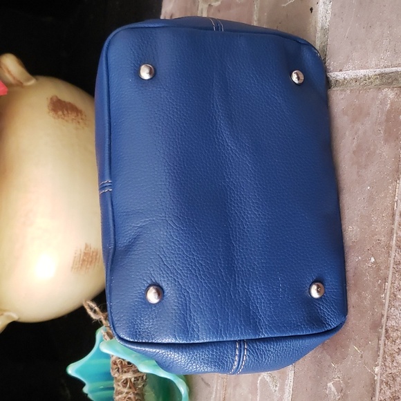 Tignanello Deep Ocean Blue Perfect 10 Tote Bag - Picture 6 of 14